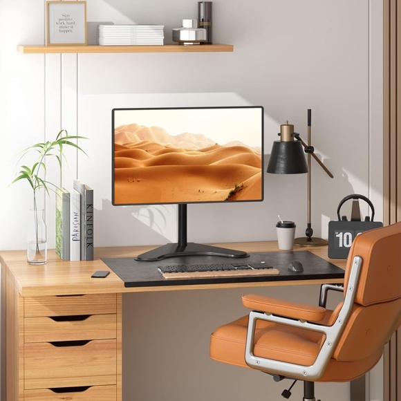 WALI Single Monitor Stand, Adjustable Monitor Stand for One Screen up to 32inch - Picture 6 of 14